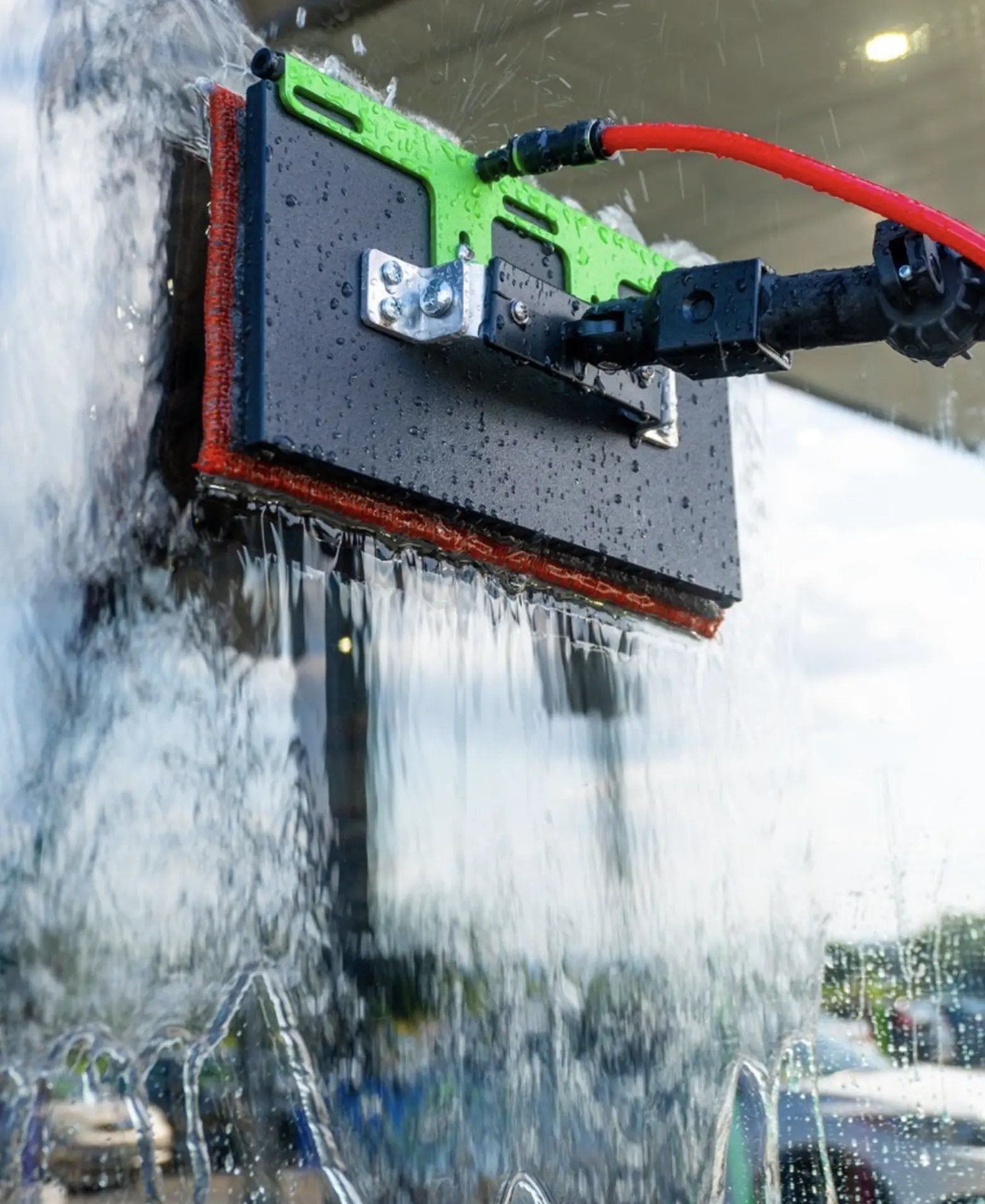 What do window cleaners do when it rains?